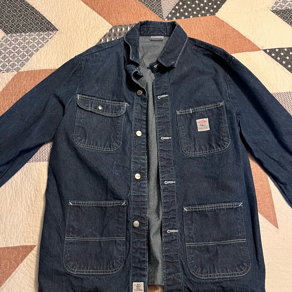 LC KING / Pointer Brand Chore Jacket - Denim - Large Tall LT